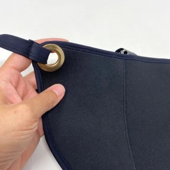 Nasty Gal Womens In Hot Water Scuba Bikini BOTTOM ONLY In Black Sz Small - Picture 6 of 13